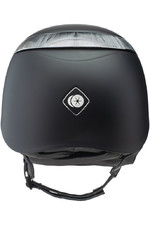 Charles Owen Halo Luxe Wide Peak Helmet HALOWPBS - Black / Platinum